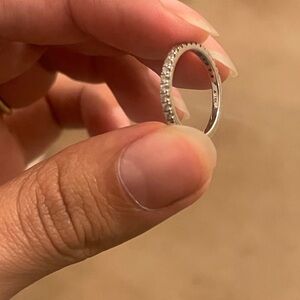18K White Gold Bliss Diamond Ring (1/5 Ct. Tw.), Size 4.5